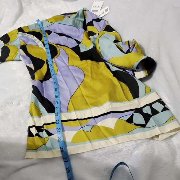 New HTF ZARA PRINTED POCKET SHIRT Bloggers Favorite Sz Sm - Picture 6 of 10